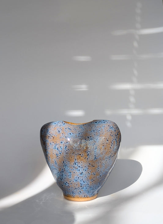 Blue Heart vase