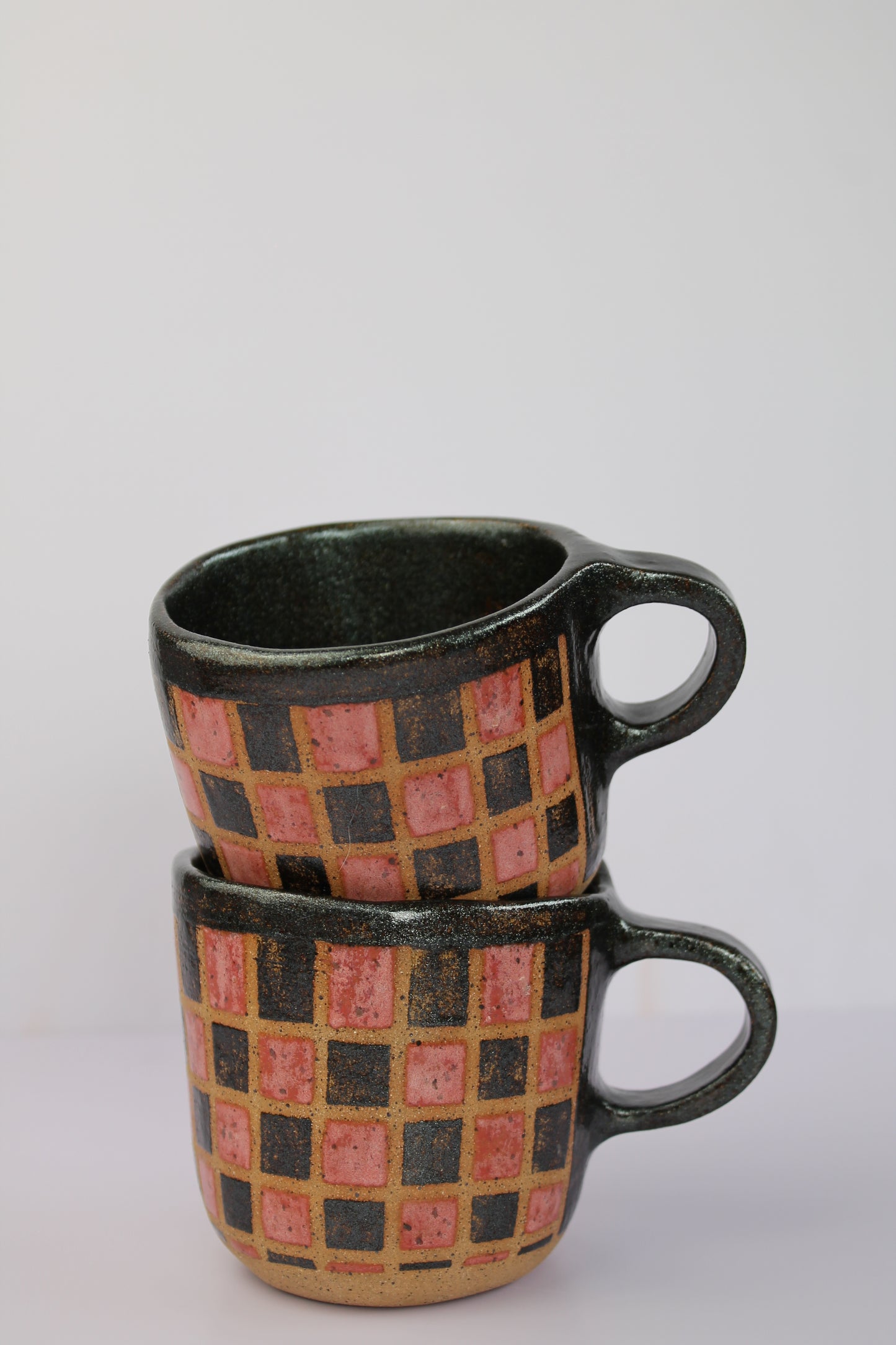 Multicolor Checkered Mug