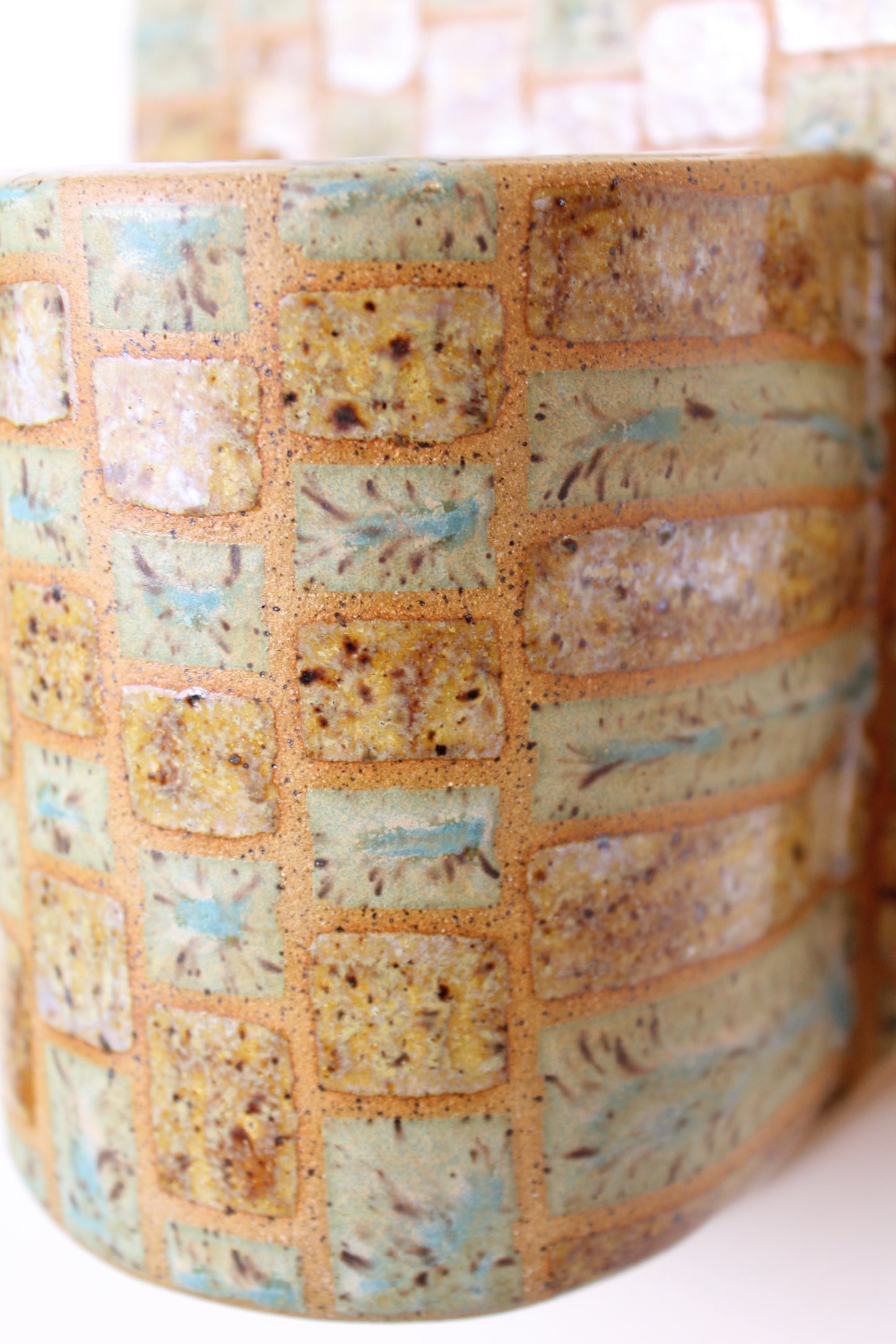Tile Wall Vase - Blue