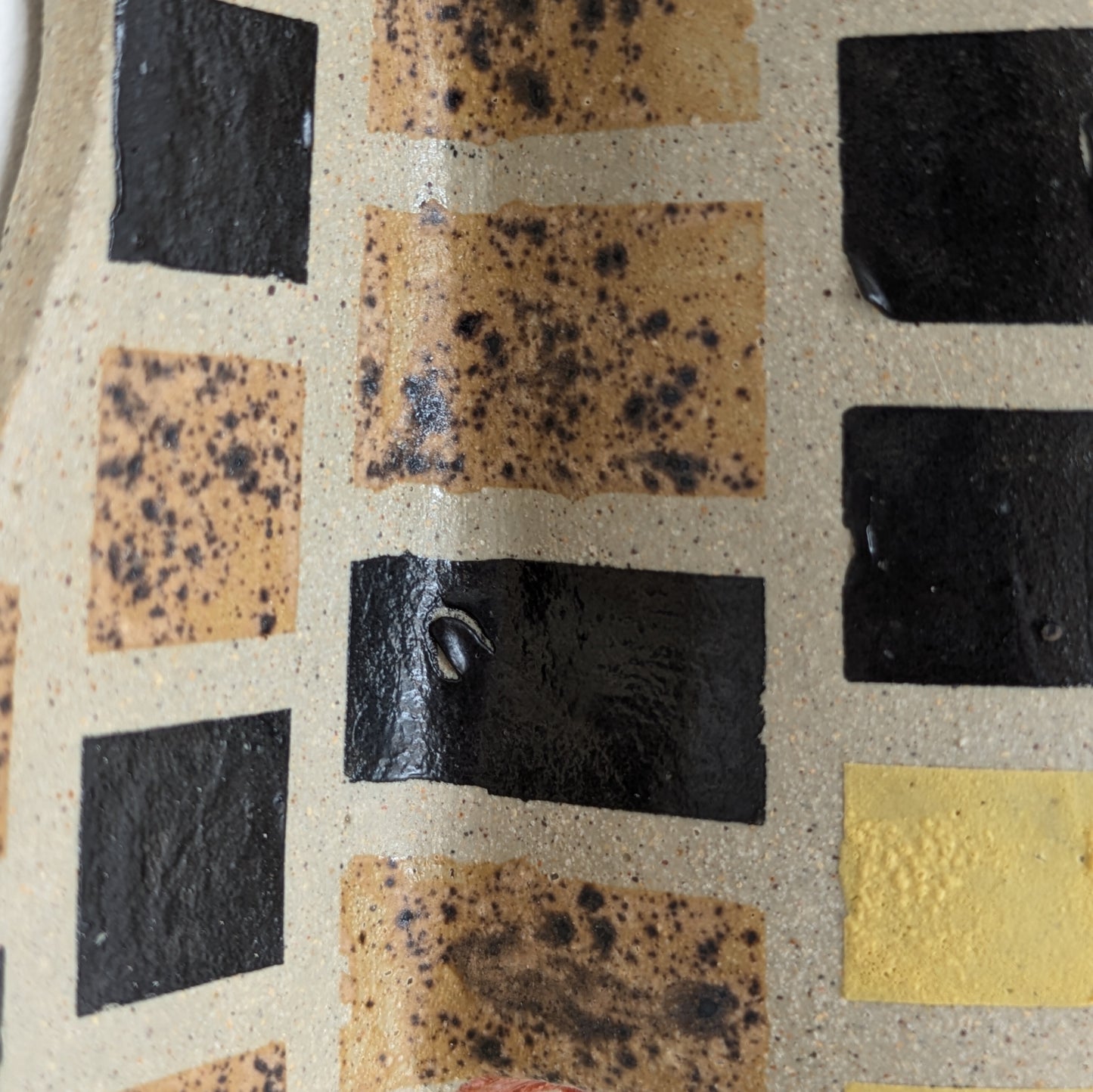*Imperfect* Tile wall vase