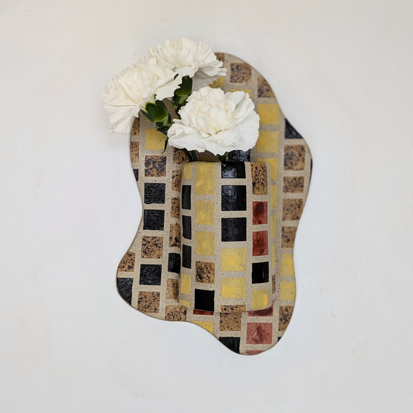 *Imperfect* Tile wall vase