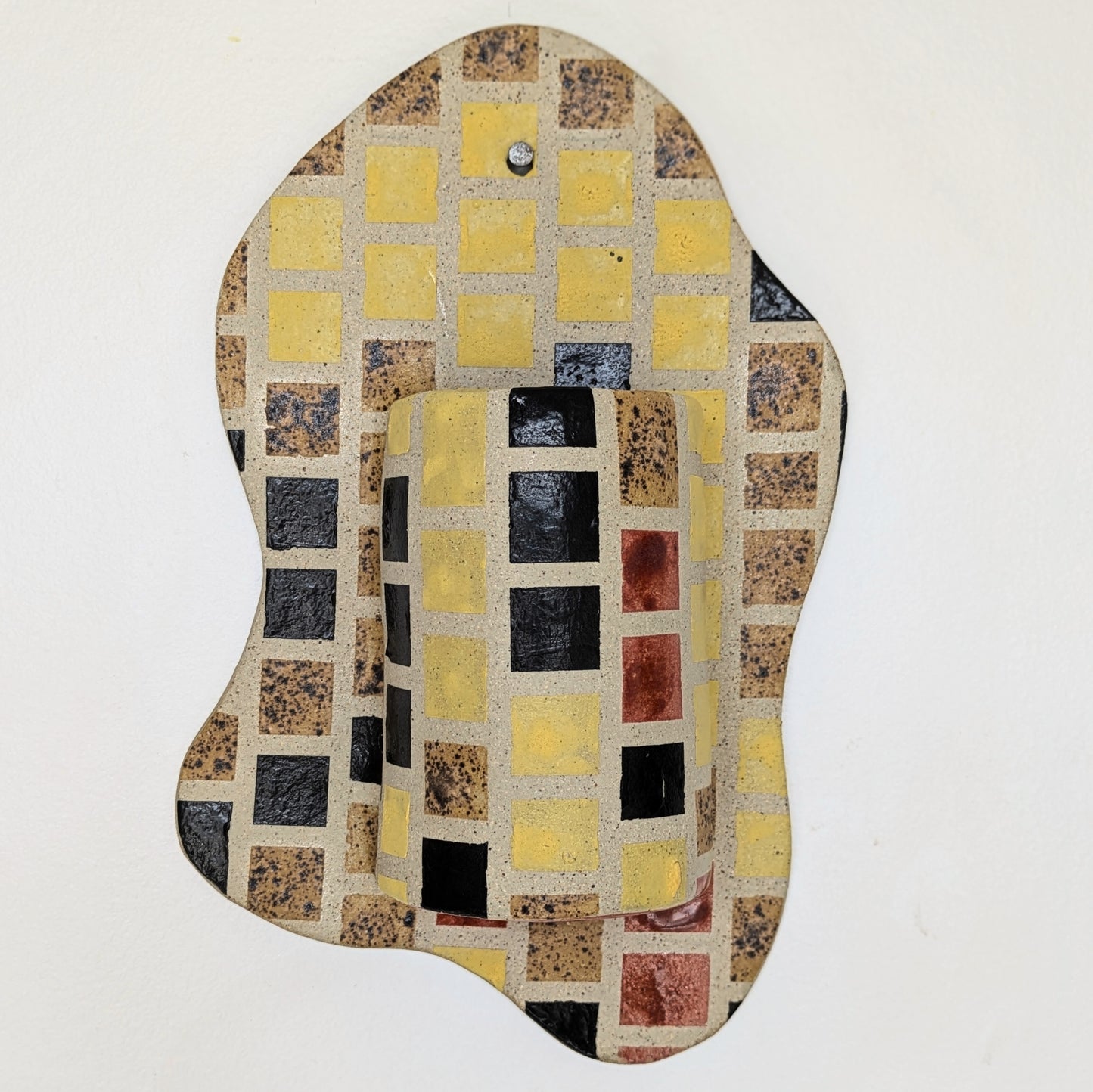 *Imperfect* Tile wall vase