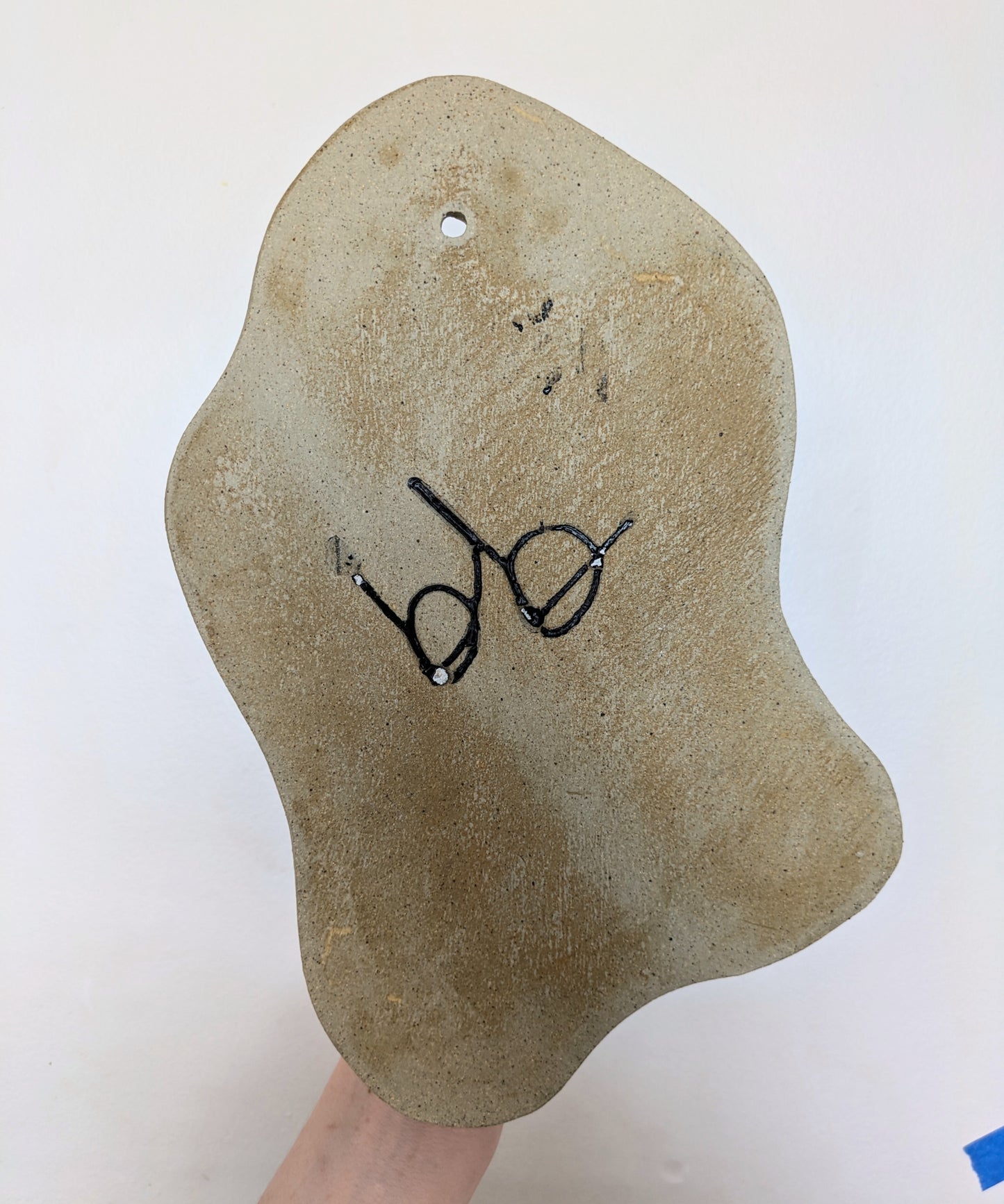 *Imperfect* Tile wall vase