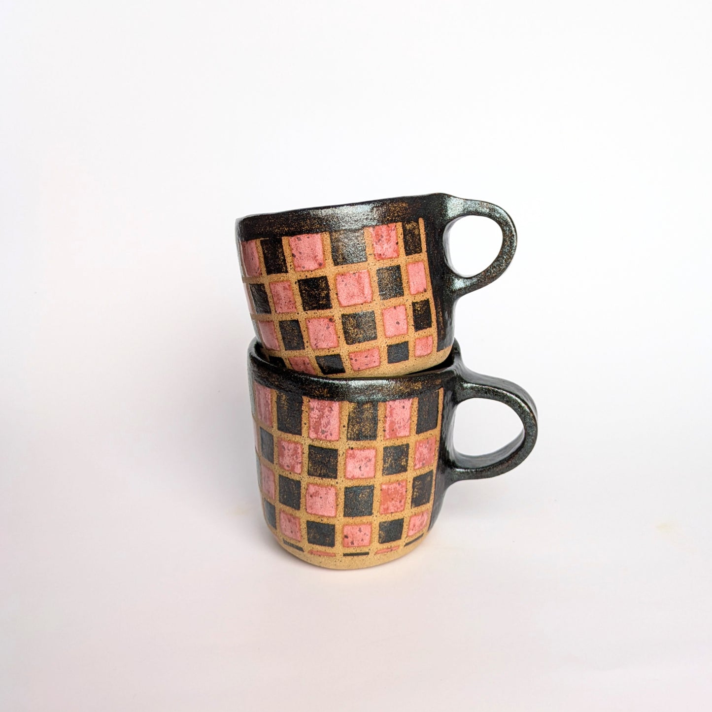 Multicolor Checkered Mug