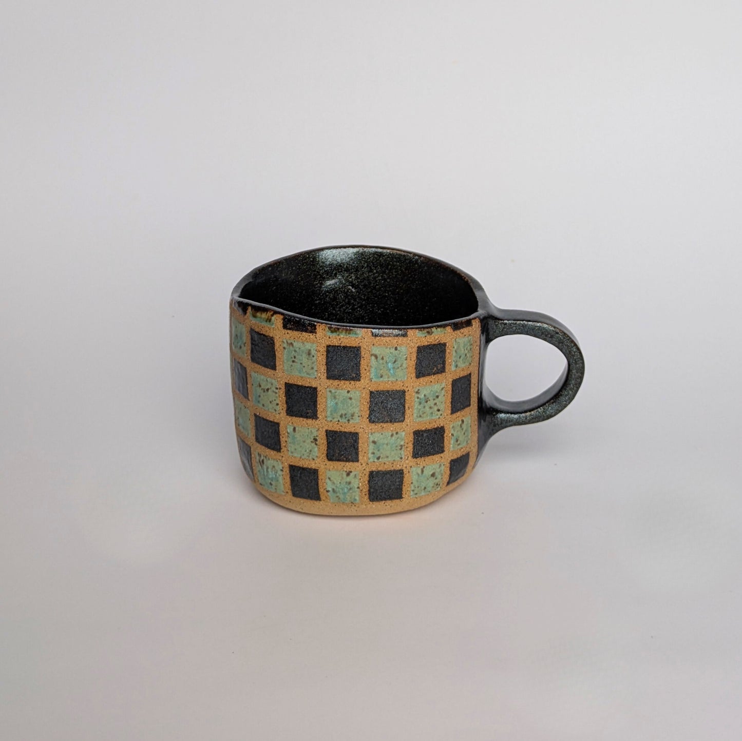 Multicolor Checkered Mug