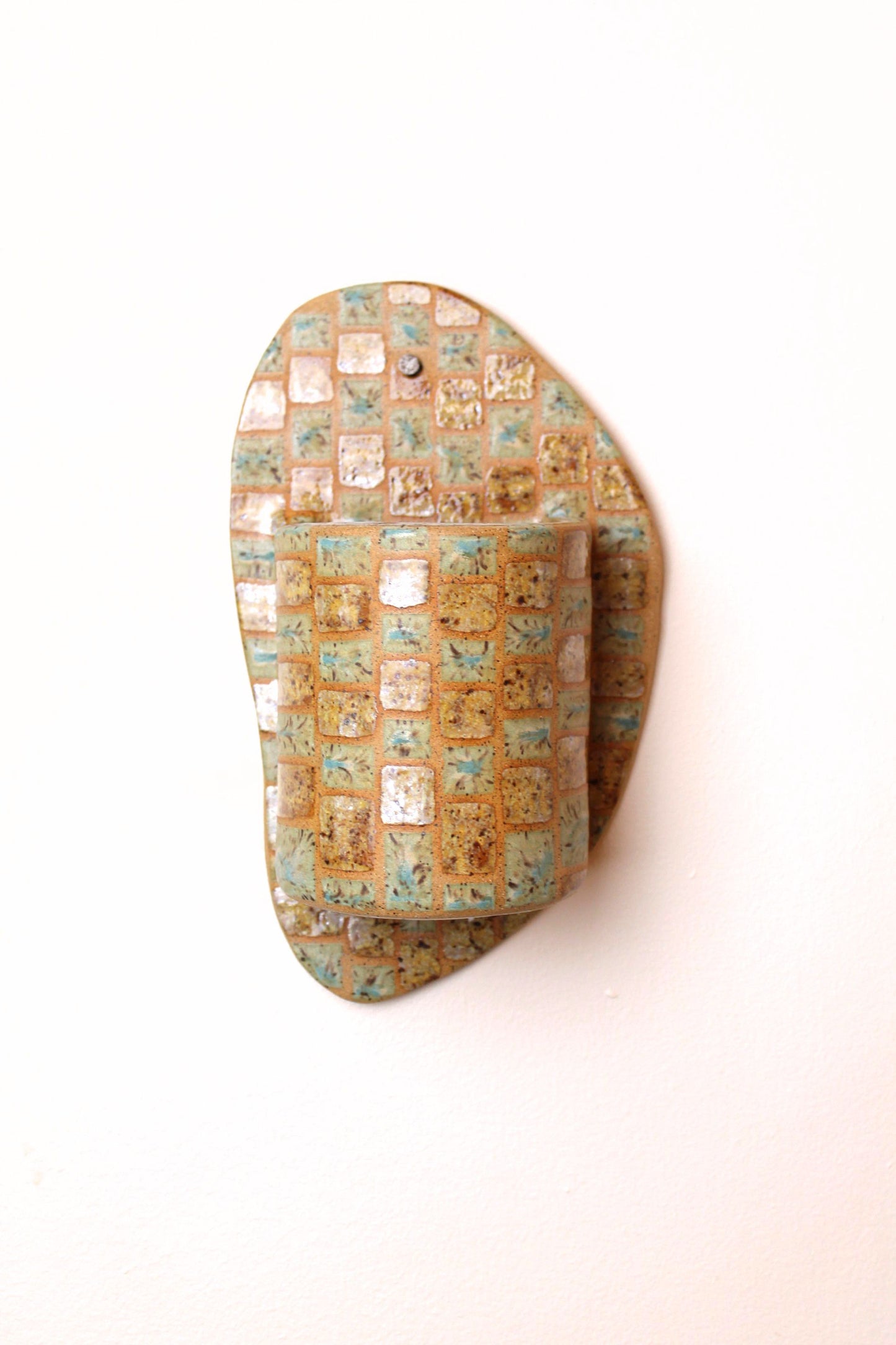 Tile Wall Vase - Blue